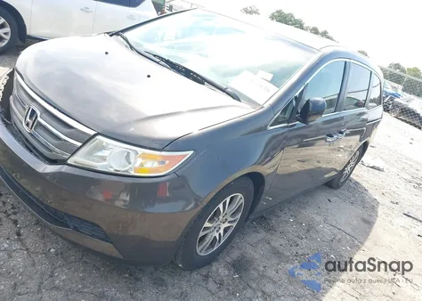 2012 Honda Odyssey Ex-L из США, поврежденный, VIN 5FNRL5H63CB077181